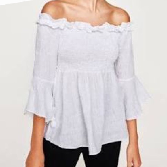 ZARA peplum top - Picture 1 of 5